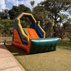 tobogã escalada inflável escorregador aluguel jundiai sp