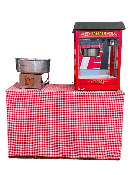 Combo algodão e pipoca