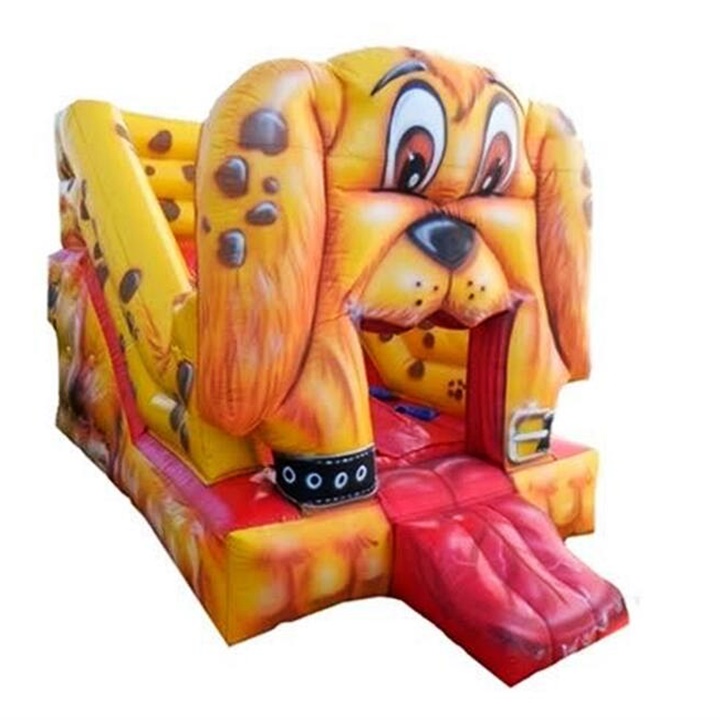 aluguel tobogã cachorro inflável escorregador jundiai val brinquedos