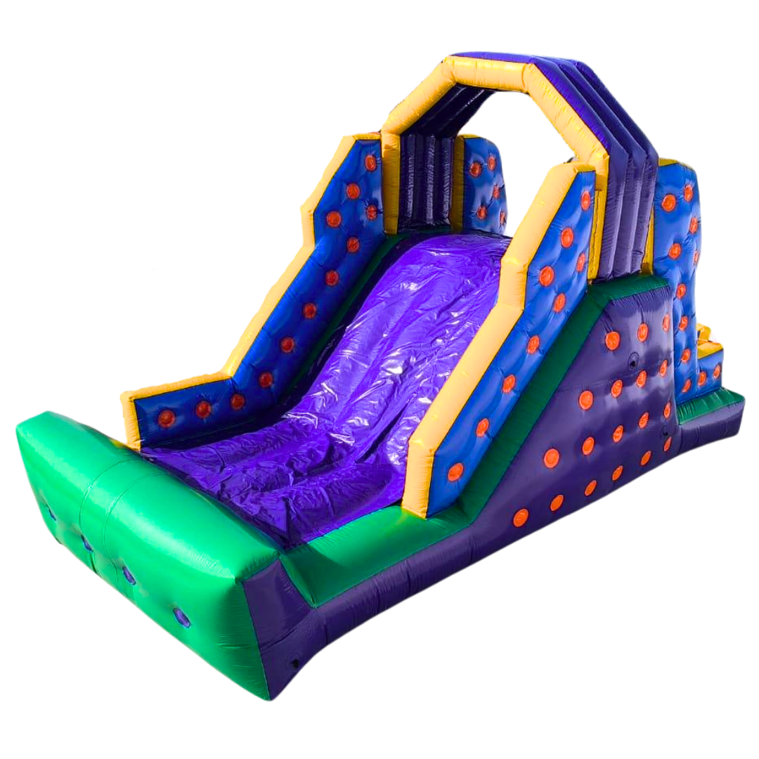 aluguel de tobogã inflável escalada com escorregador em jundiai val brinquedos